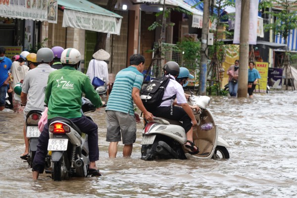 Triều cường dâng cao, học sinh Cần Thơ tự học tại nhà từ ngày 11 - 13.10 Triều cường dâng cao, học sinh Cần Thơ tự học tại nhà từ ngày 11 - 13.10