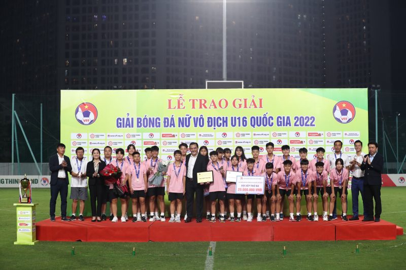 ẢNH - Phong Phú Hà Nam vô địch giải bóng đá Nữ U16 Quốc gia 2022 ẢNH - Phong Phú Hà Nam vô địch giải bóng đá Nữ U16 Quốc gia 2022