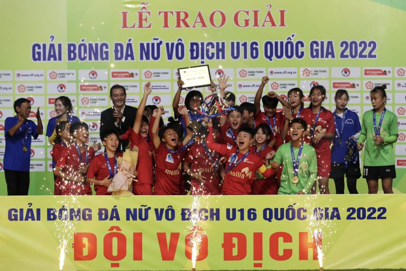 ẢNH - Phong Phú Hà Nam vô địch giải bóng đá Nữ U16 Quốc gia 2022 ẢNH - Phong Phú Hà Nam vô địch giải bóng đá Nữ U16 Quốc gia 2022