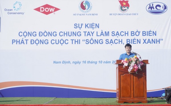 Phát động cuộc thi “Sông sạch, Biển xanh” tại bờ biển xã Bạch Long ( Giao Thủy, Nam Định)