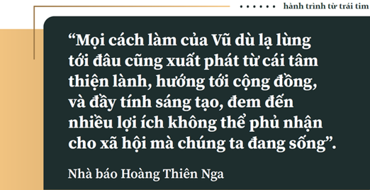 Nhà báo Hoàng Thiên Nga: Khát vọng chấn hưng dân trí của Đặng Lê Nguyên Vũ