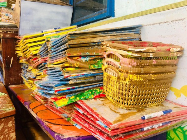 Sau lũ, tất bật sửa trường Sau lũ, tất bật sửa trường