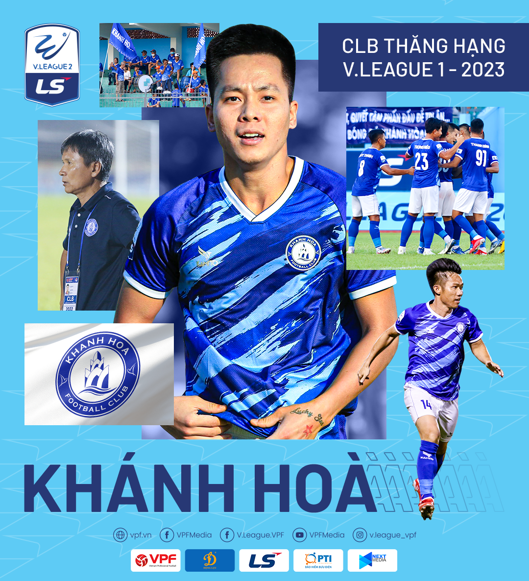 Vòng 22 Hạng Nhất Quốc Gia LS V.League 2-2022: CLB CAND và CLB Khánh Hoà chào V.League 1-2023