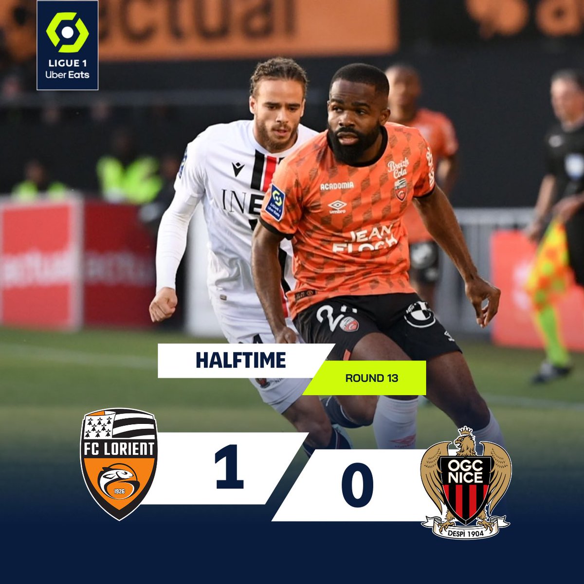 Lorient hụt hơi trong cuộc đua vô địch Ligue I