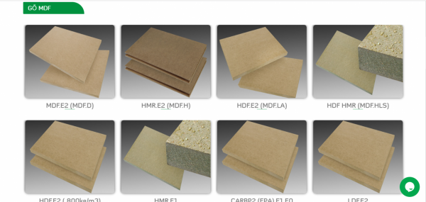 Gỗ MDF, sản phẩm được thị trường ưa chuộng