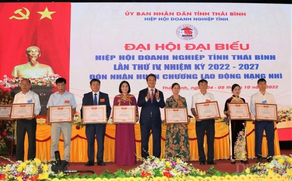 Hiệp hội Doanh nghiệp tỉnh Thái Bình: Đại hội đại biểu lần thứ IV nhiệm kỳ 2022- 2027