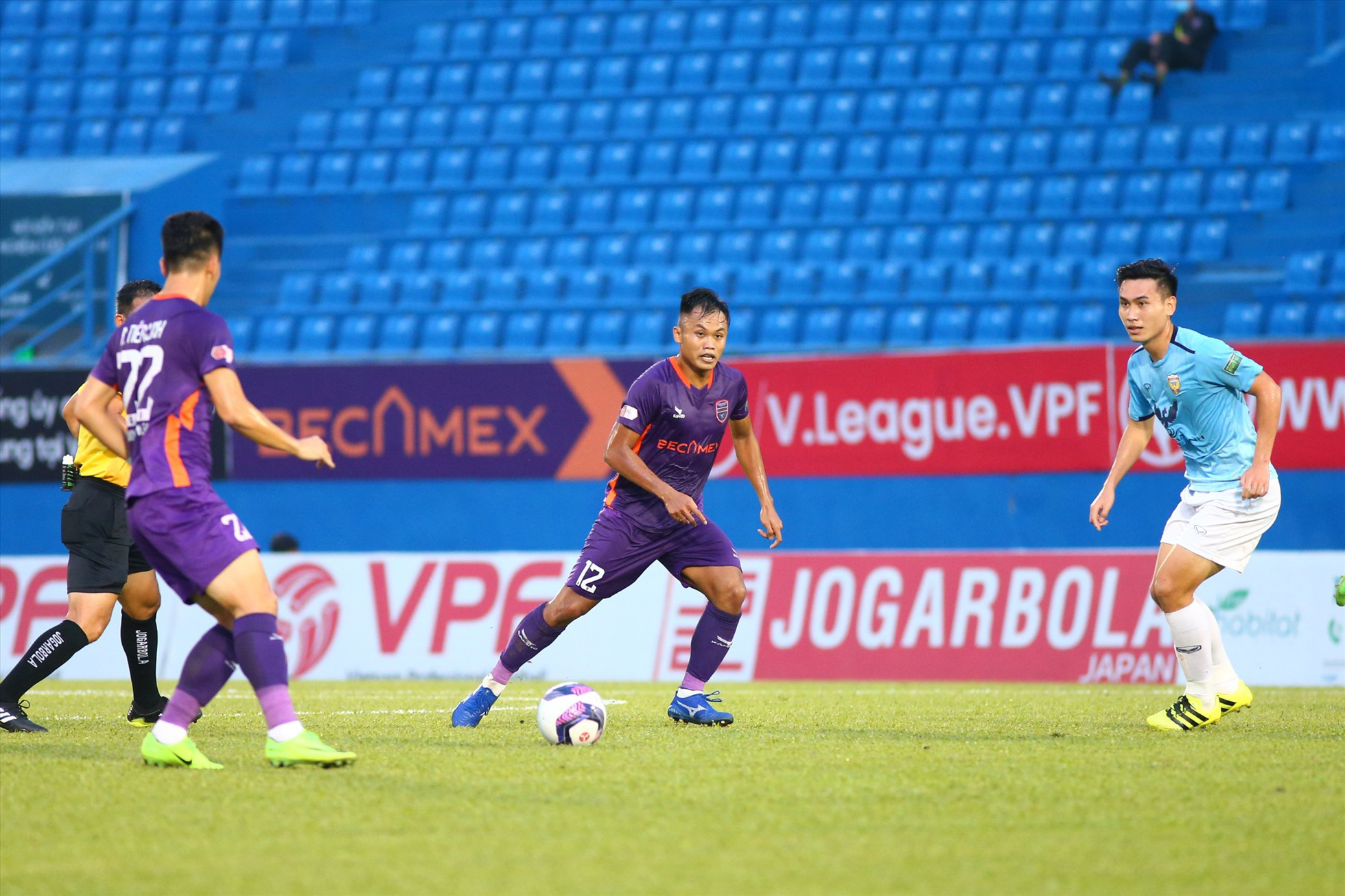 Hồng Lĩnh Hà Tĩnh giành 1 điểm trên sân của Becamex Bình Dương - Vòng 21 V.League 2022