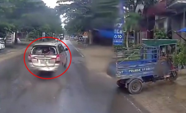 Ô tô con phanh gấp bị xe tải tông: Tài xế nào sai? Ô tô con phanh gấp bị xe tải tông: Tài xế nào sai?