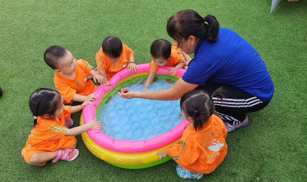 Bên trong trường mầm non 10.000 mét vuông ngay trung tâm TP.HCM