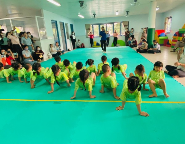 Bên trong trường mầm non 10.000 mét vuông ngay trung tâm TP.HCM