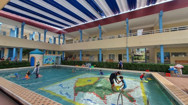 Bên trong trường mầm non 10.000 mét vuông ngay trung tâm TP.HCM