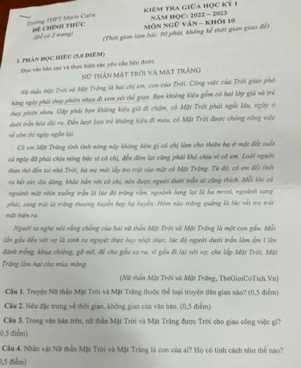 Có gì mới trong đề thi môn văn trắc nghiệm, văn bản ngoài sách giáo khoa?