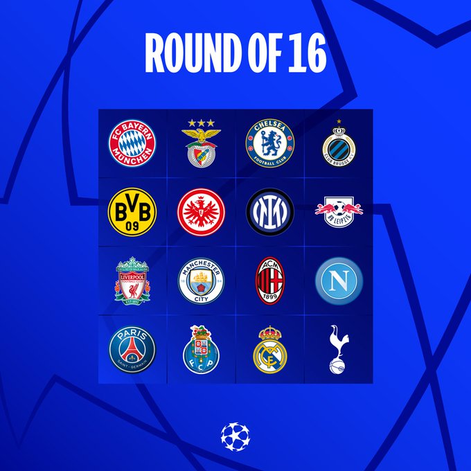 Danh sách 16 đội bóng vượt qua vòng bảng UEFA Champions League: Các đội bóng Anh áp đảo!