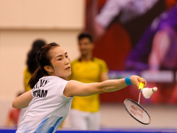 Nguyễn Thùy Linh đăng quang giải cầu lông quốc tế Đà Nẵng