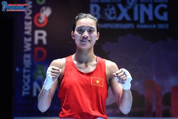 Thắng áp đảo võ sĩ Hàn Quốc, Nguyễn Thị Tâm vào chung kết giải boxing châu Á