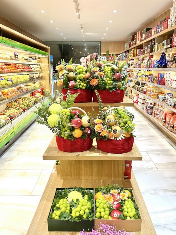 Thị trường giỏ quà tết khởi động sớm