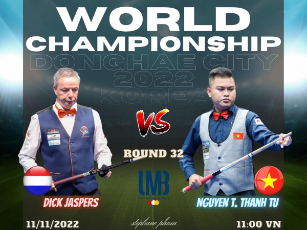 Giải billiards thế giới: Nỗ lực bất thành của Thanh Tự trước tay cơ số 1 thế giới