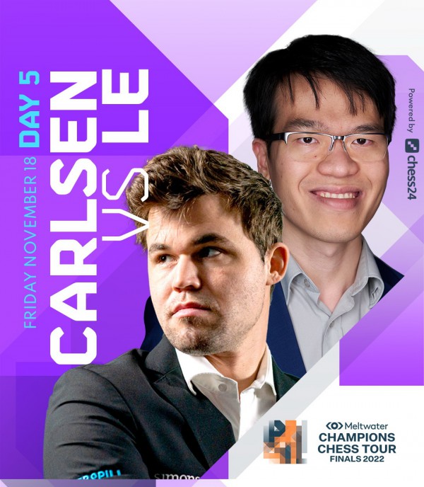 Lê Quang Liêm giành 1 điểm trước ‘Vua cờ’ Carlsen, chạm cột mốc 20.000 USD tiền thưởng