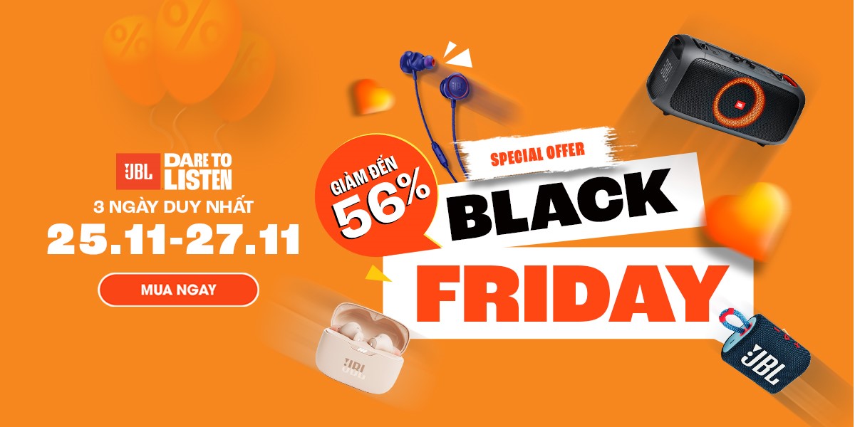 4 deal loa, tai nghe JBL giá tốt  dịp Black Friday