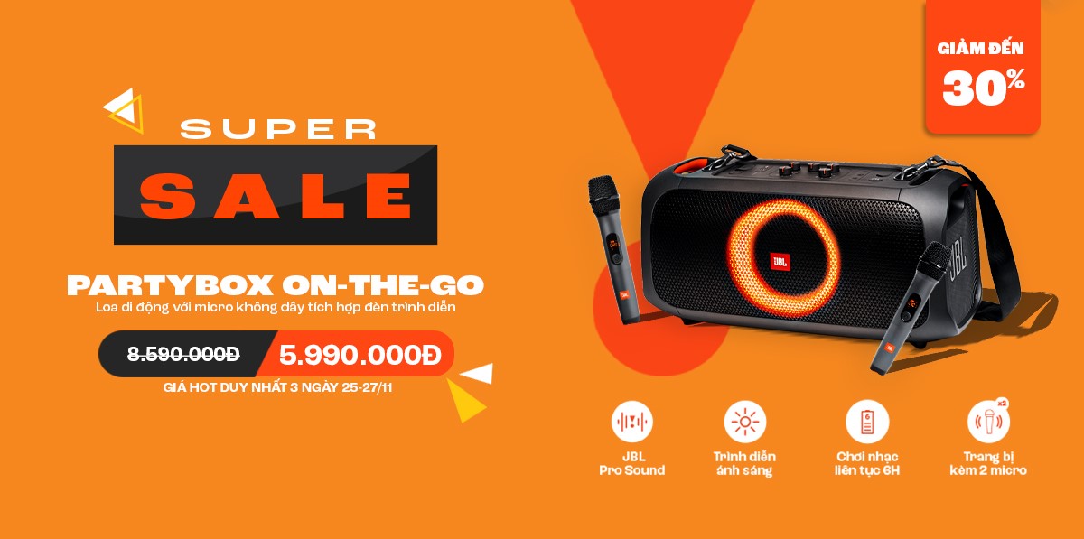 4 deal loa, tai nghe JBL giá tốt  dịp Black Friday
