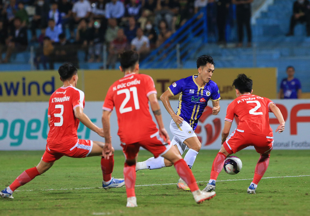 Ảnh: Thắng tối thiểu CLB Viettel, Hà Nội FC chạm tay vào chức vô địch V.League 2022