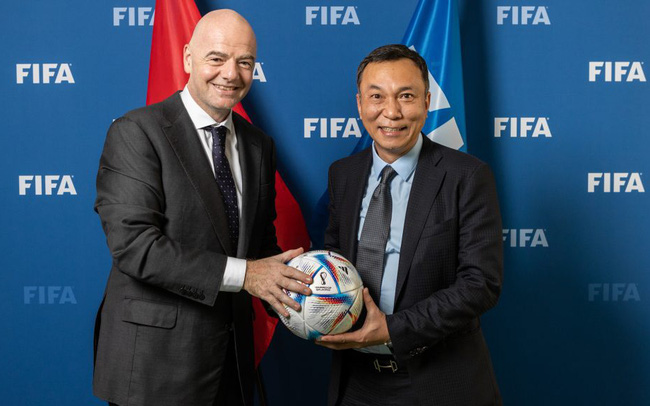Chủ tịch FIFA chúc mừng VFF và hy vọng bóng đá Việt Nam tiếp tục thành công Chủ tịch FIFA chúc mừng VFF và hy vọng bóng đá Việt Nam tiếp tục thành công