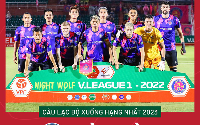 Kết quả, BXH chung cuộc V.League 1-2022: CLB Sài Gòn xuống hạng, CLB Hà Nội vô địch