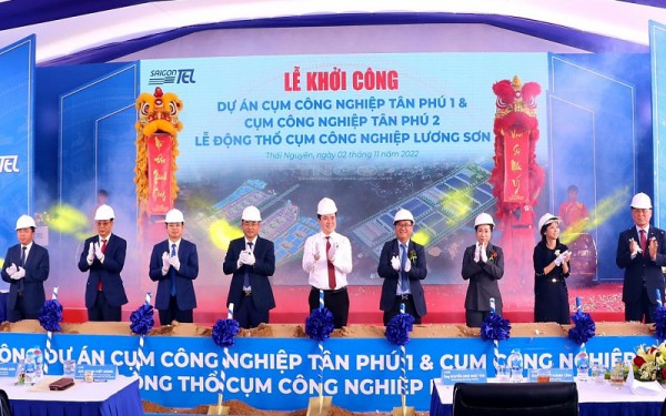 Khởi công xây dựng các cụm công nghiệp hiện đại, kiểu mẫu tại Thái Nguyên Khởi công xây dựng các cụm công nghiệp hiện đại, kiểu mẫu tại Thái Nguyên