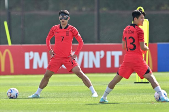 Son Heung-min phải đeo mặt nạ không in số ở World Cup 2022