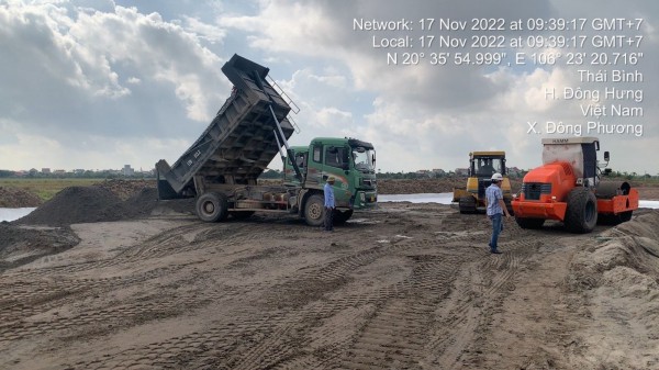 Thái Bình: Doanh nghiệp dự án kêu cứu vì khan hiếm nguồn cung cấp cát