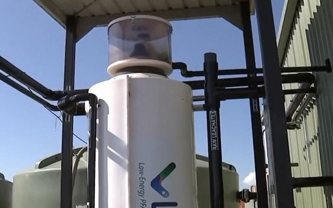 Tưới cỏ bằng nước mưa từng chứa độc chất