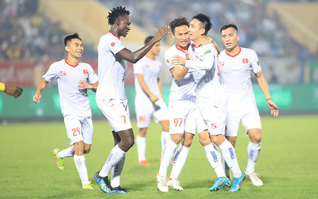 Vòng 24 V.League 2022: Hải Huy lập công, CLB Hải Phòng thắng tối thiểu Nam Định tại Thiên Trường