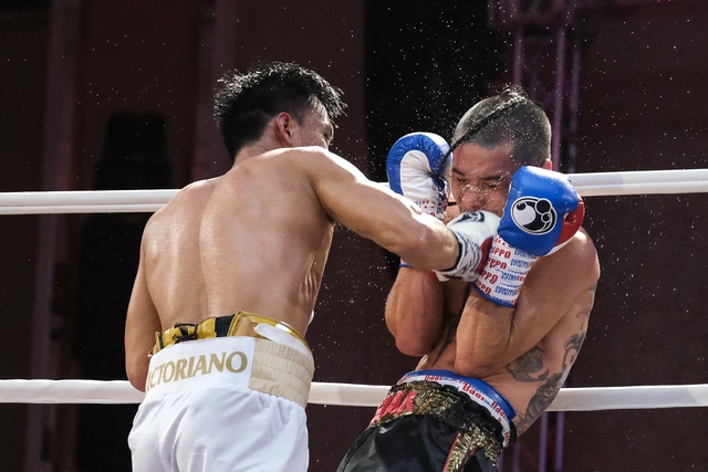 Đinh Hồng Quân sẵn sàng bảo vệ đai IBF châu Á sau khi "du học" tại phòng tập của Manny Pacquiao - Ảnh 2. Đinh Hồng Quân sẵn sàng bảo vệ đai IBF châu Á sau khi "du học" tại phòng tập của Manny Pacquiao - Ảnh 2.