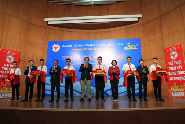Khai trương Trung tâm Báo chí Đại hội Thể thao toàn quốc lần thứ IX năm 2022 - Ảnh 2. Khai trương Trung tâm Báo chí Đại hội Thể thao toàn quốc lần thứ IX năm 2022 - Ảnh 2.