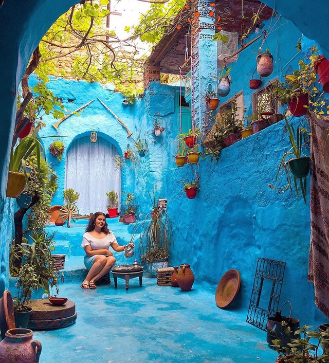 Một nơi được ví như viên ngọc xanh ở Marocco, lạc vào cứ ngỡ là xứ thần tiên - Ảnh 5.