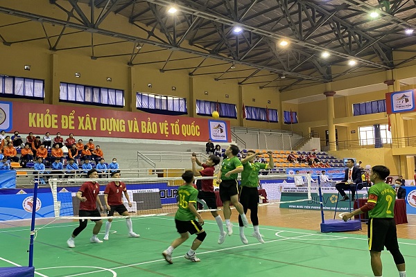 Hà Nội vững vàng ngôi đầu bảng môn Cầu mây tại Đại hội Thể thao toàn quốc lần thứ IX - Ảnh 1. Hà Nội vững vàng ngôi đầu bảng môn Cầu mây tại Đại hội Thể thao toàn quốc lần thứ IX - Ảnh 1.