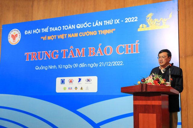 Khai trương Trung tâm Báo chí Đại hội Thể thao toàn quốc lần thứ IX năm 2022 - Ảnh 1. Khai trương Trung tâm Báo chí Đại hội Thể thao toàn quốc lần thứ IX năm 2022 - Ảnh 1.