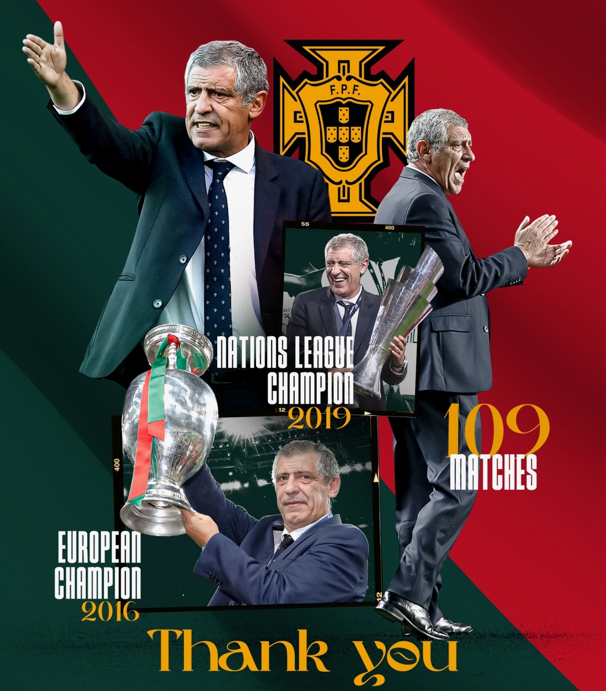 Bồ Đào Nha sa thải HLV vô địch EURO 2016 - Fernando Santos