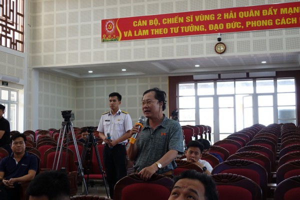 Bộ Tư lệnh Vùng 2 Hải quân tổ chức thăm Nhà giàn DK1, Côn Đảo