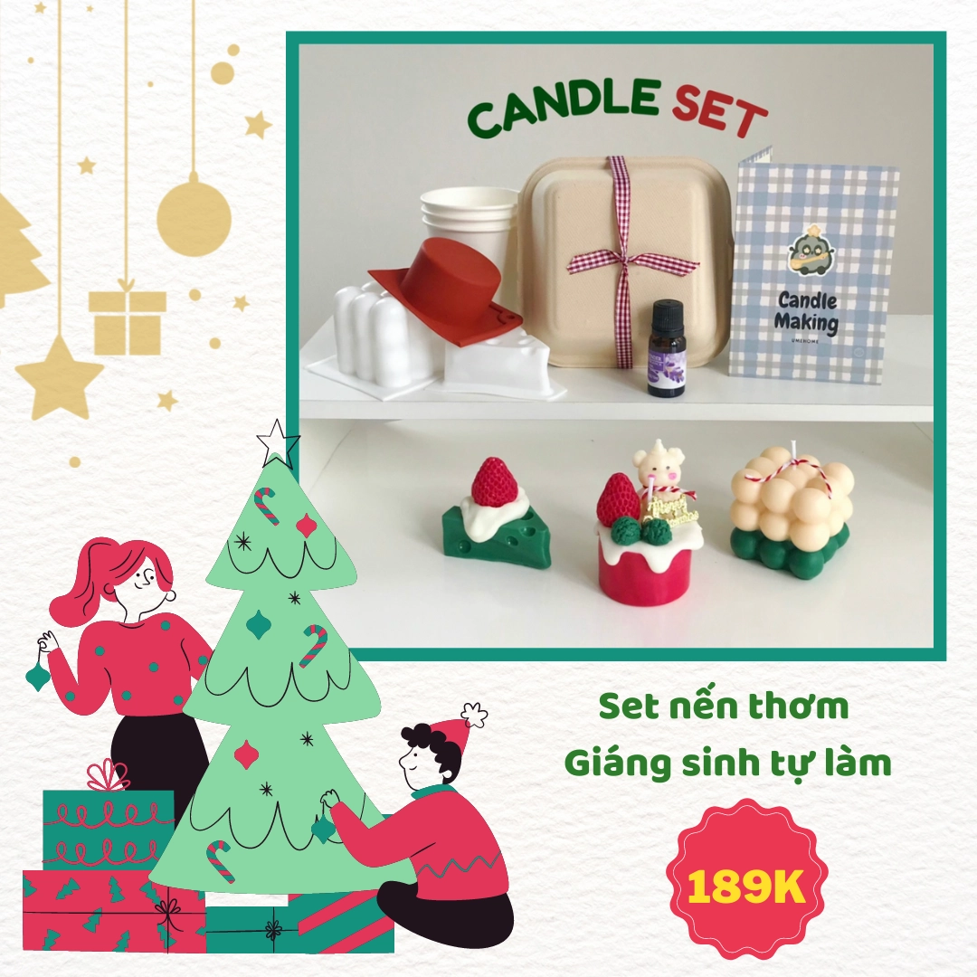 Cầm 500 nghìn đi sắm đồ đón Noel, mua về được hàng loạt đồ xinh xắn