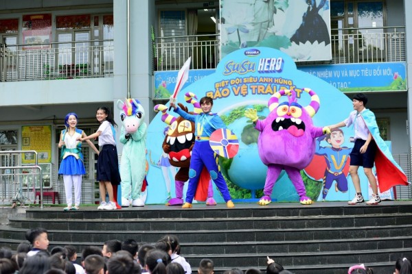 Chuỗi hoạt động của Vinamilk giúp trẻ nâng nhận thức về môi trường