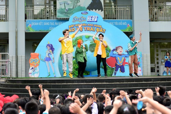 Chuỗi hoạt động của Vinamilk giúp trẻ nâng nhận thức về môi trường