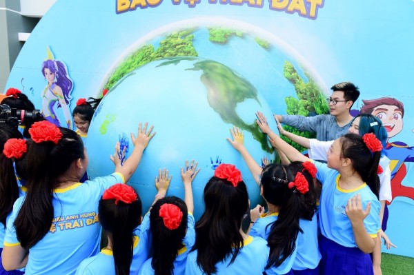 Chuỗi hoạt động của Vinamilk giúp trẻ nâng nhận thức về môi trường