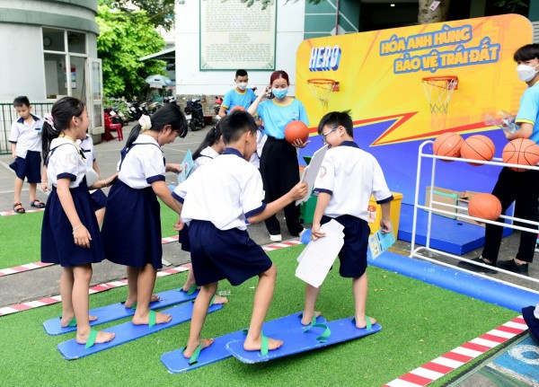 Chuỗi hoạt động của Vinamilk giúp trẻ nâng nhận thức về môi trường