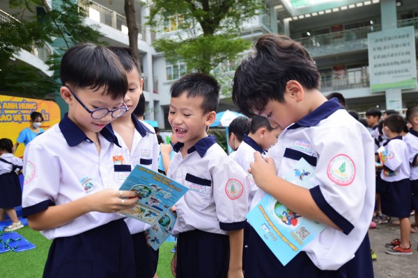 Chuỗi hoạt động của Vinamilk giúp trẻ nâng nhận thức về môi trường