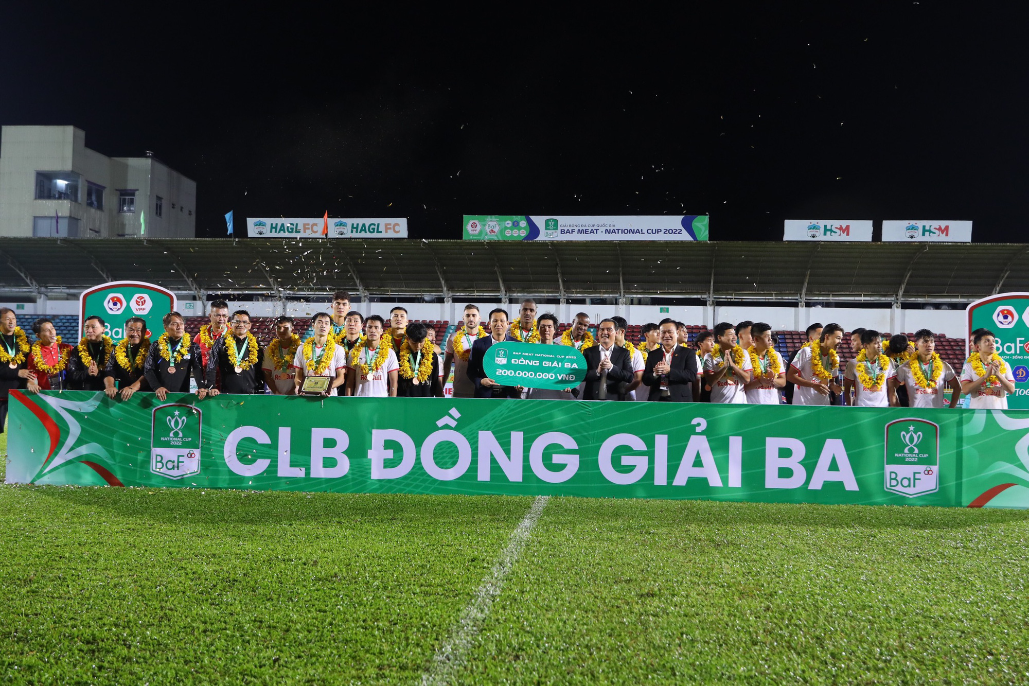 CLB Hà Nội và Topebland Bình Định vào chung kết Cúp Quốc gia Baf Meat 2022