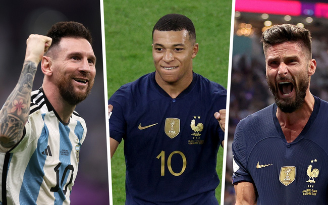 Cuộc đua vua phá lưới World Cup 2022 sau vòng tứ kết: Messi cạnh tranh cùng Mbappe, Giroud Cuộc đua vua phá lưới World Cup 2022 sau vòng tứ kết: Messi cạnh tranh cùng Mbappe, Giroud