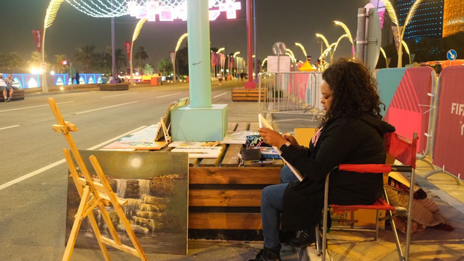 Đêm Ả Rập lung linh trong những ngày cuối cùng World Cup 2022