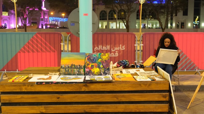 Đêm Ả Rập lung linh trong những ngày cuối cùng World Cup 2022