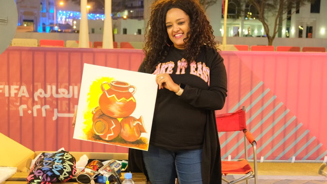 Đêm Ả Rập lung linh trong những ngày cuối cùng World Cup 2022